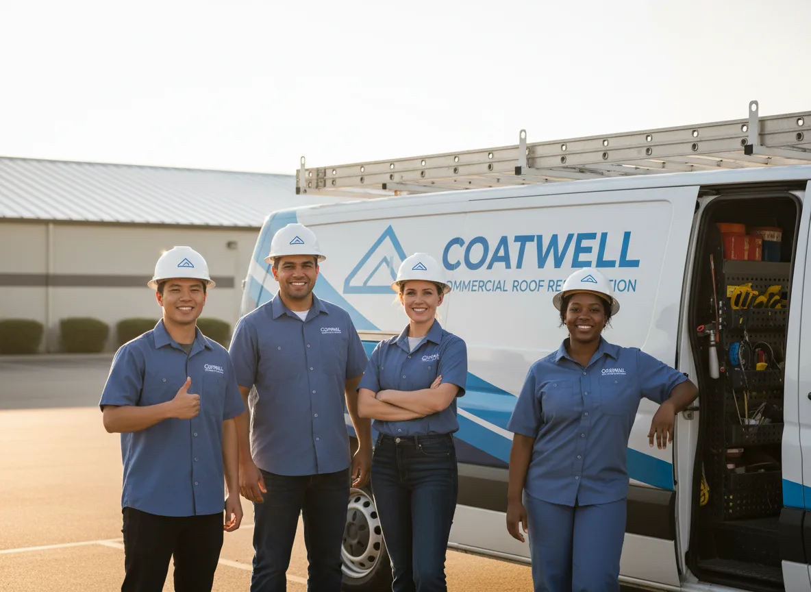 Commercial roof coating company in Batchtown, IL
